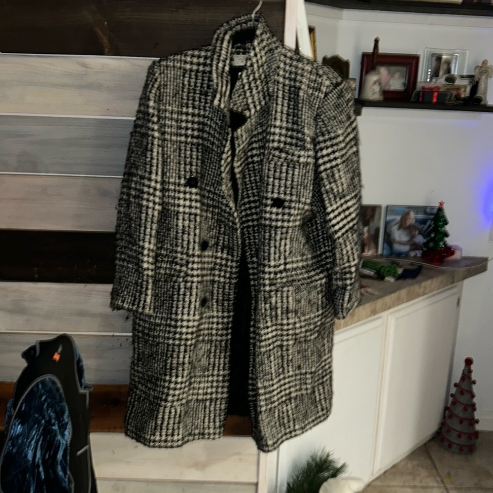 Houndstooth Winter Coat - Medium size